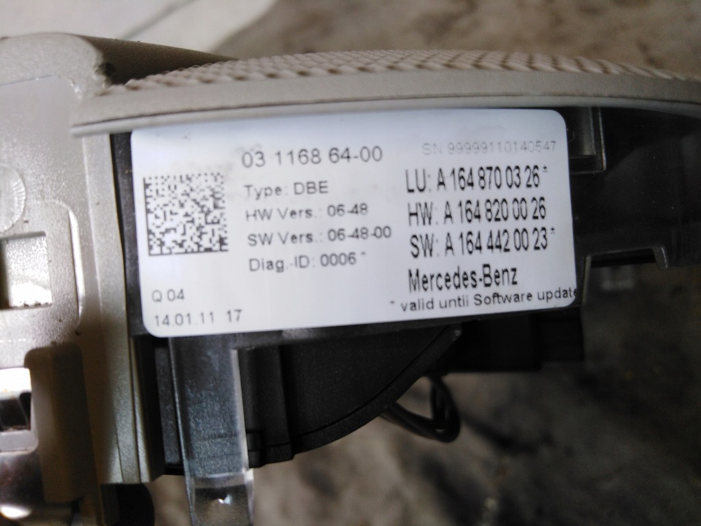 фото №8, Mercedes r w251 лампа потолочный люк 09r eu