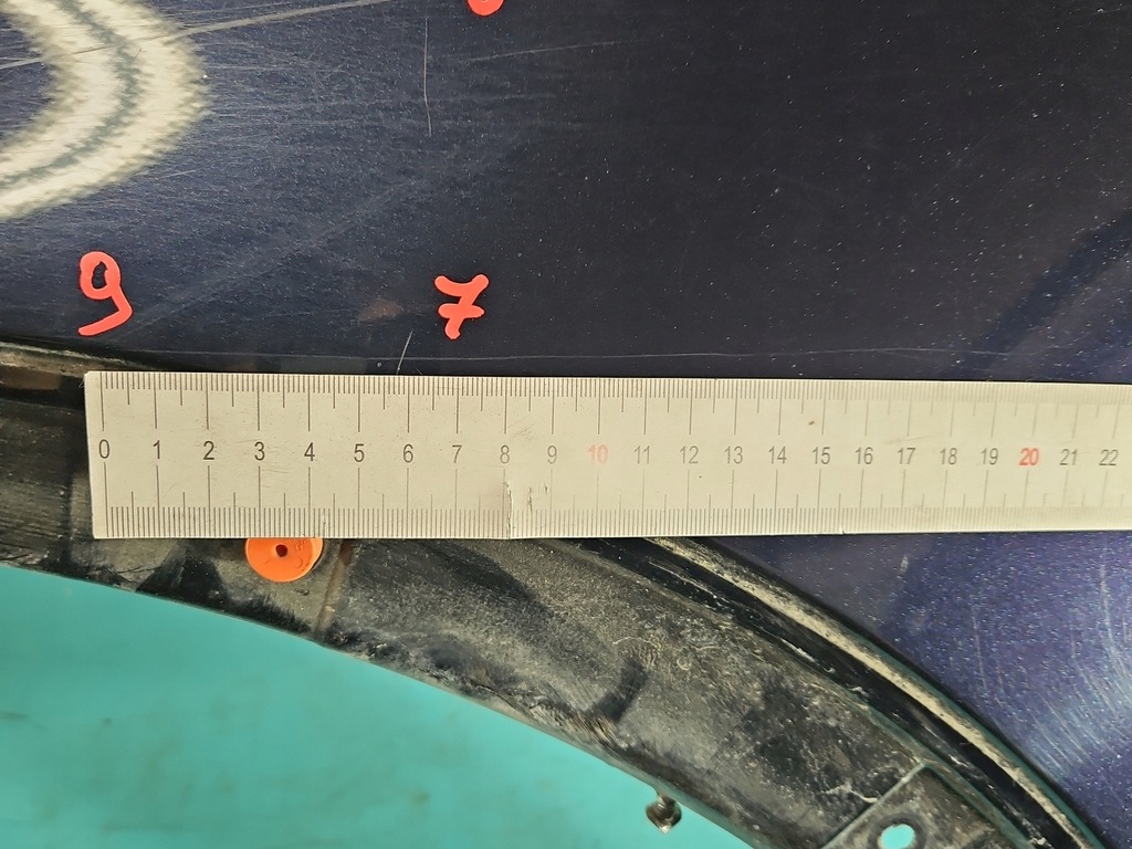 фото №11, Крыло перед левый volvo xc90 i 02- granatowy