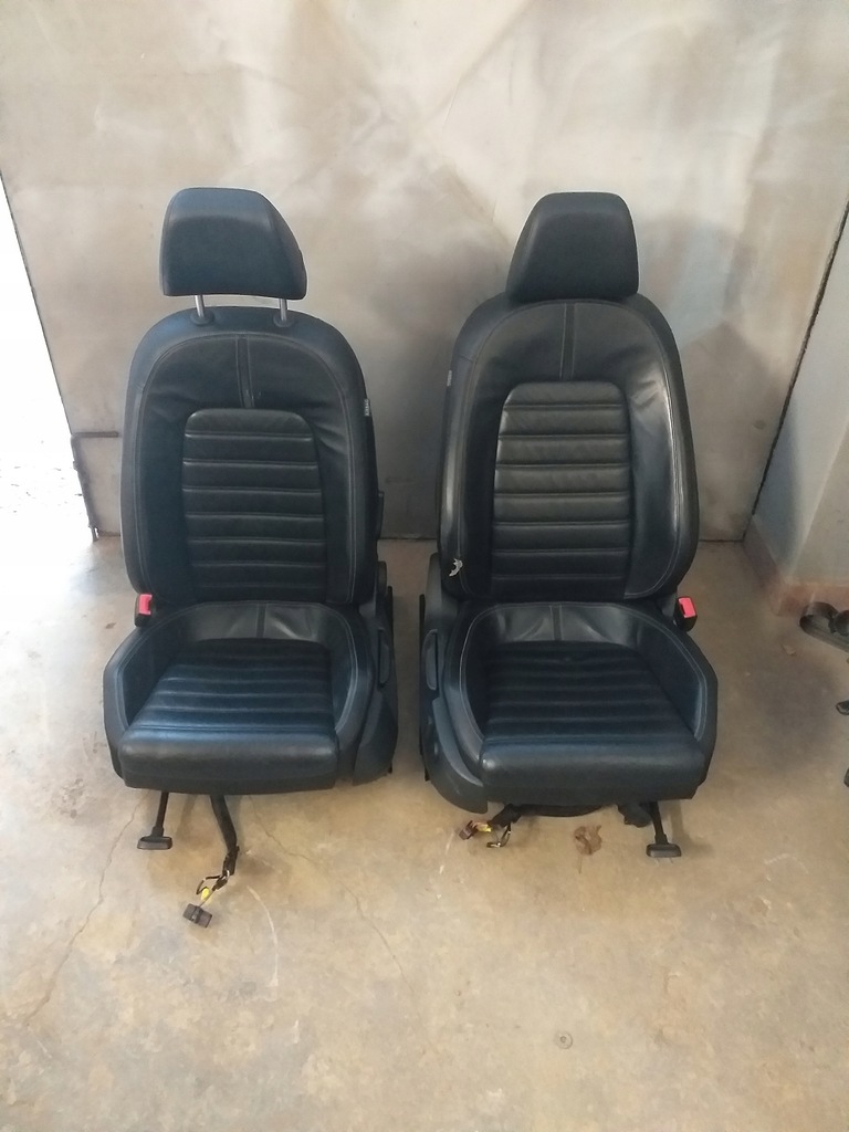 фото №9, Vw passat cc сидіння шкіра czarna пам'ять 2016r