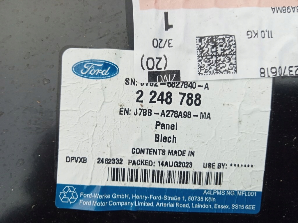 фото №10, Ford ka mk3 ka+ ka plus 16- крила правий задня новий j7bb-a278a98-ma