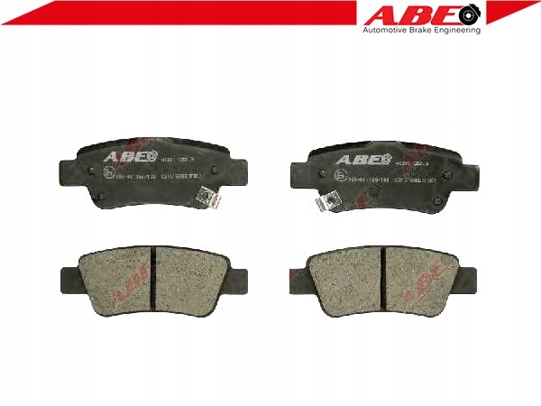 фото №3, Abe c24015abe набір гальмівних колодок гальмівних, гальма дискові