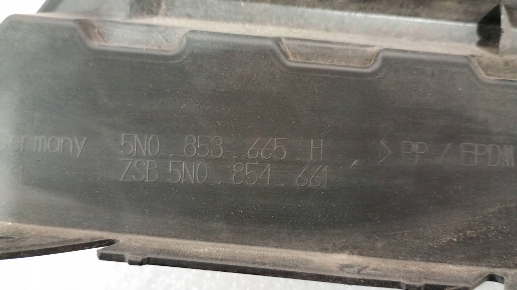 Vw tiguan рестайлинг  10-16 решётка противотуманной фары решётка  решётка левая бампера перед c511 с Разборки