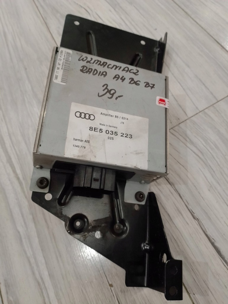 фото №1, Модуль усилитель радио audi a4 b6 b7 8e5 035223