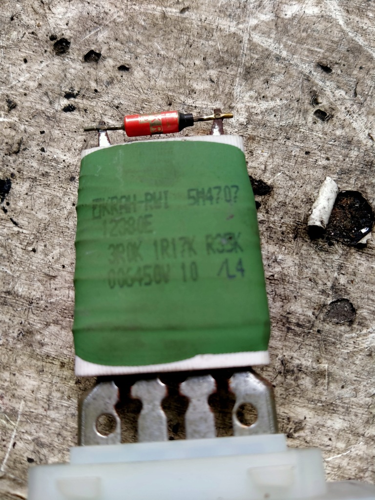 фото №4, 2103 резистор резистор вентилятор opel tigra b 1.8