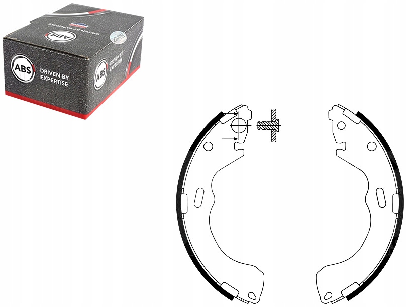 фото №1, Abs9068 гальмівні колодки гальмівний. mazda tribute 00-05