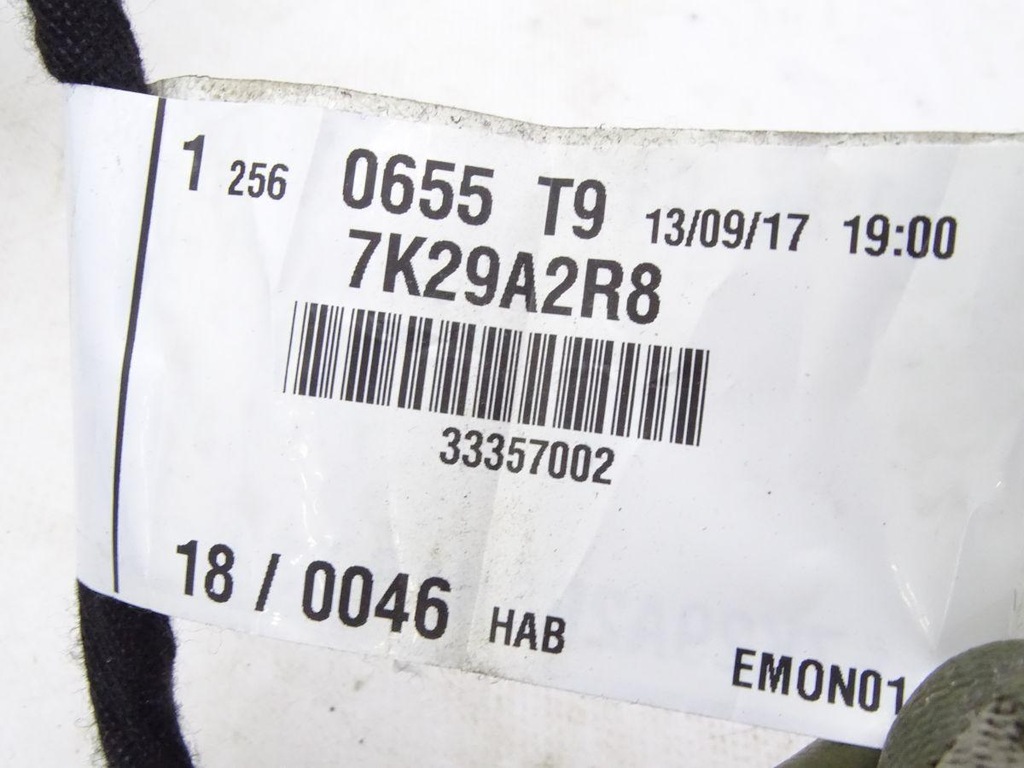 фото №7, Peugeot 308 ii t9 17-21 lift джгут електропроводка салону кабіни hb uk #981