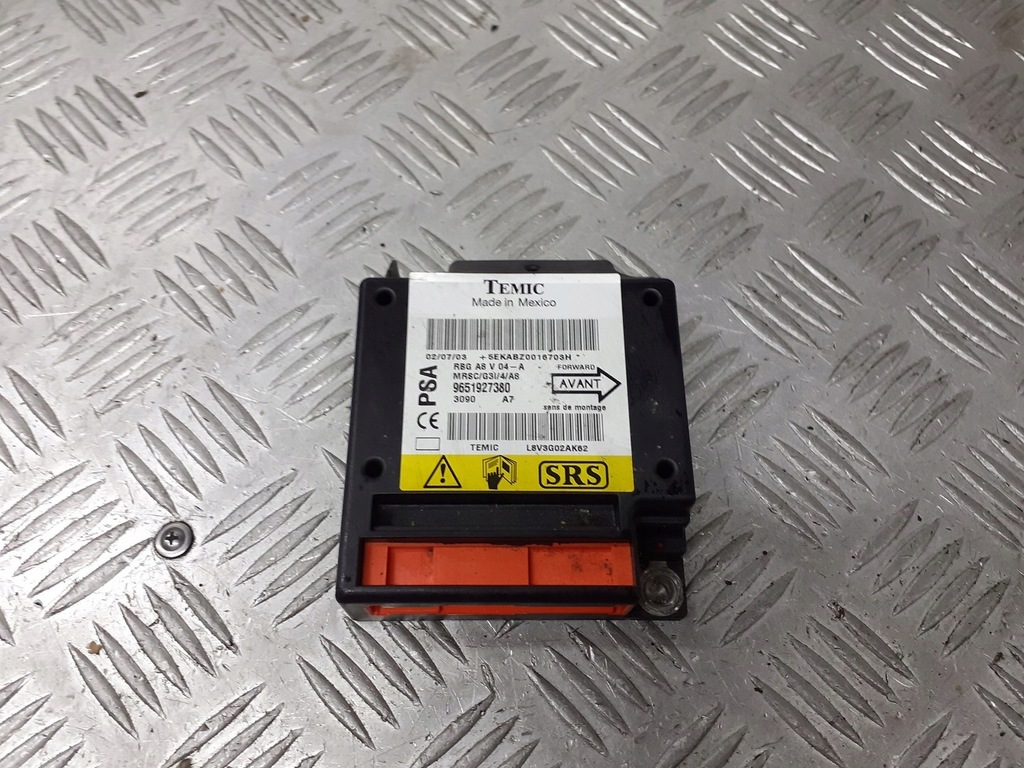 фото №1, Модуль подушка безопасности citroen c3 9651927380