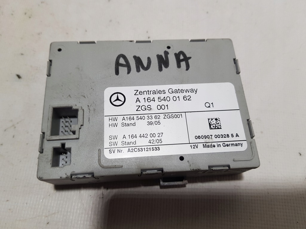 фото №1, Mercedes ml w164 w251 gl x164 модуль шлюз a1645400162