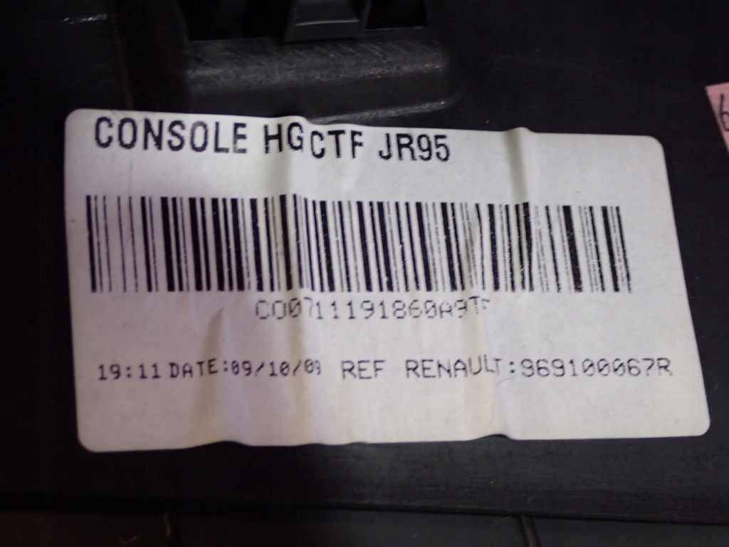 фото №5, Renault scenic iii 09-12 тунель середній 969100038r