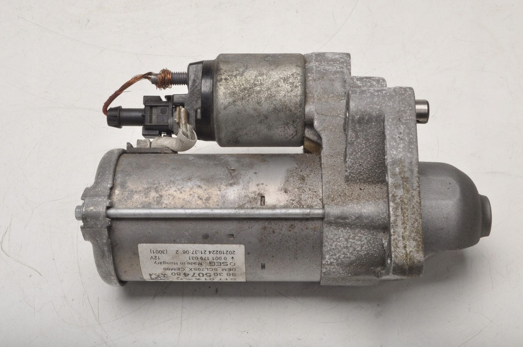 фото №1, C3 aircross ii 1.2 стартер 9830507480 21r