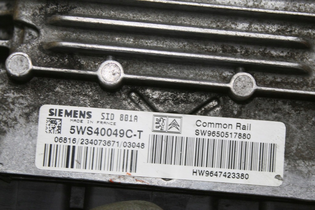 фото №6, Блок управления двигателя 5ws40049c-t 2.0 hdi partner i fl