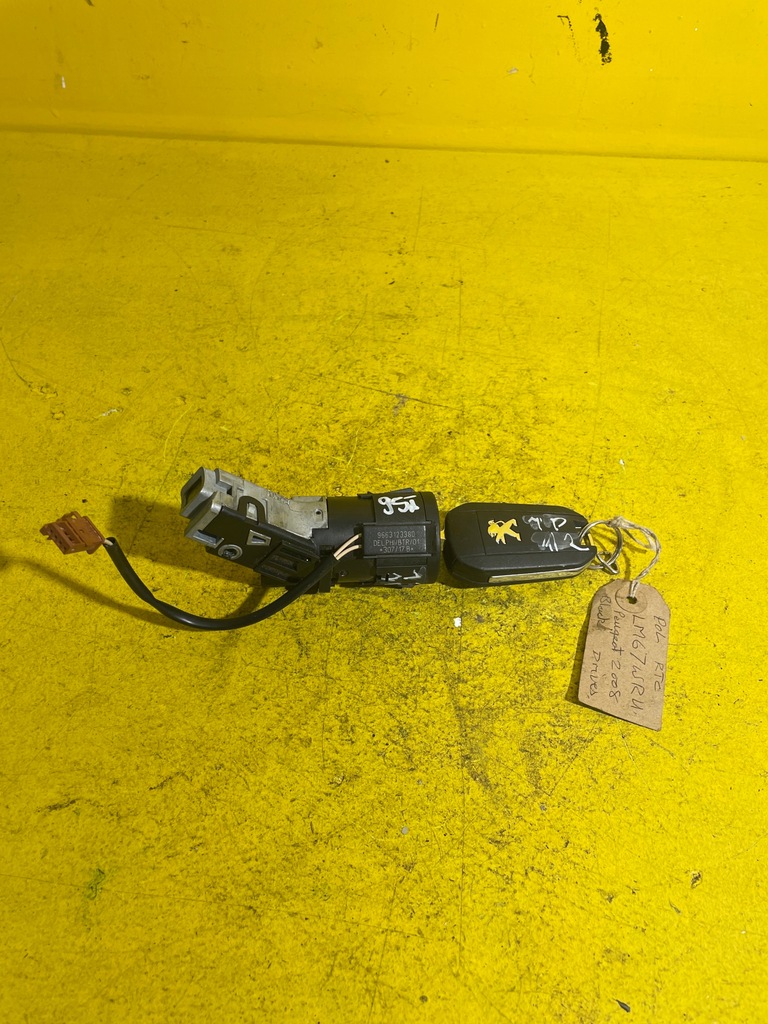 фото №6, Peugeot 2008 - замок запалювання + ключ 9663123380