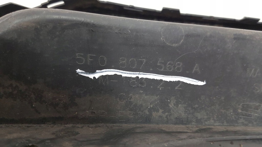 фото №6, Seat leon 5f iii накладка спойлер бампера задня заднього