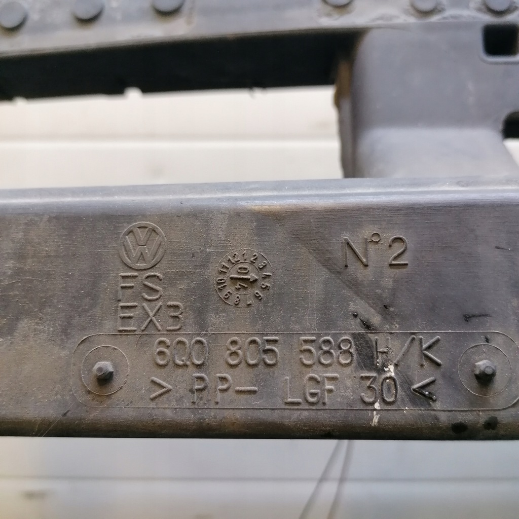 фото №8, Vw polo iv 9n 1.2b pas передній 6q0805588h