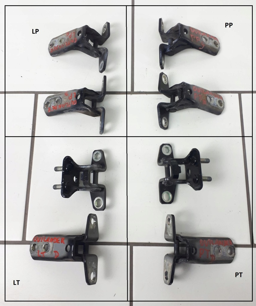 фото №1, Outlander ii x42 петли дверь левый задняя d+g