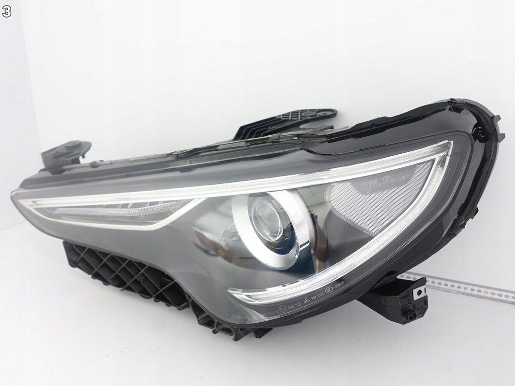 фото №4, Alfa romeo stelvio 16- ксенон + led модулі ліва лампа перед europa