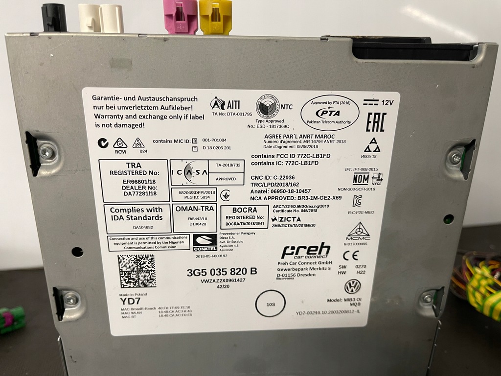 фото №11, Vw passat b8 lift 19-24r discovery pro mib 2.0 навігація multimednia набір