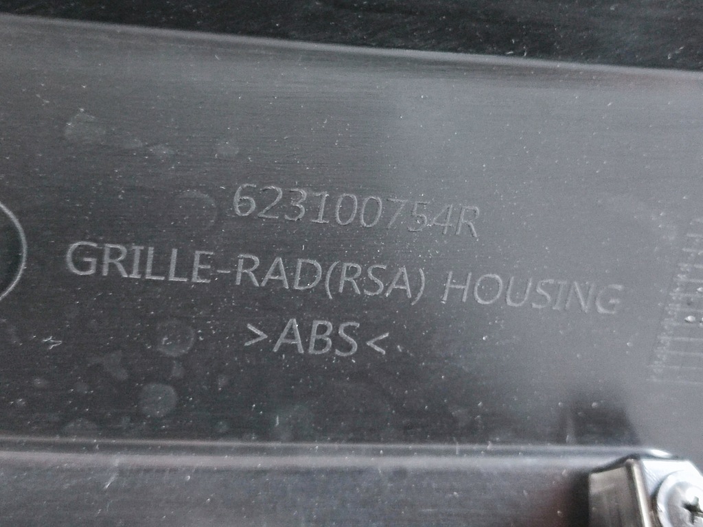 фото №10, Renault koleos ii lift бампер передній решітка радіатора підсилювач новий оригінал