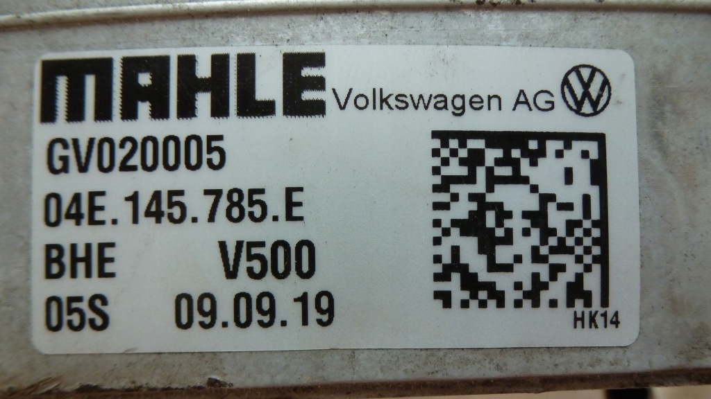 Audi vw skoda радиатор интеркулер 04e145785e с Разборки