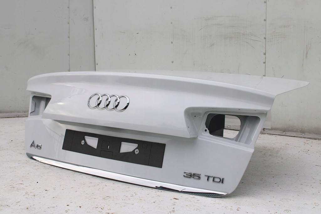 фото №7, Audi a6 sedan задняя бампер задний крышка багажника багажника 4g 4g5 лампы 2y2y ls9r biał