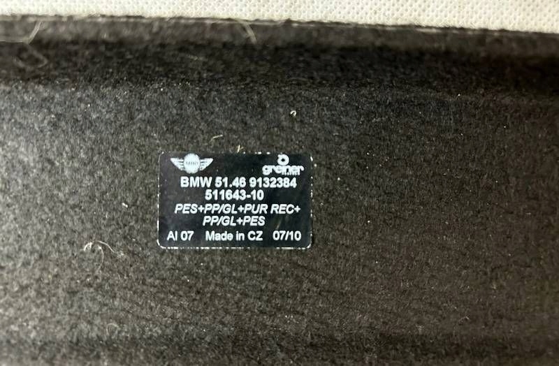 фото №9, Mini one cooper r57 cabrio 10r полка задняя багажника czarna orygi 9132384