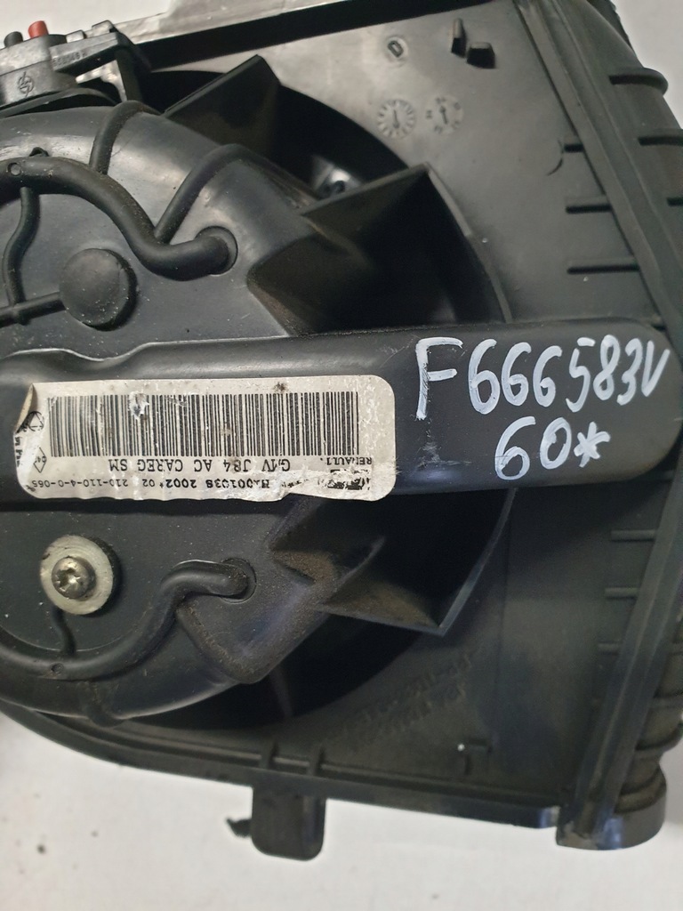 фото №3, Вентилятор вентилятор обдув renault scenic ii f666583v