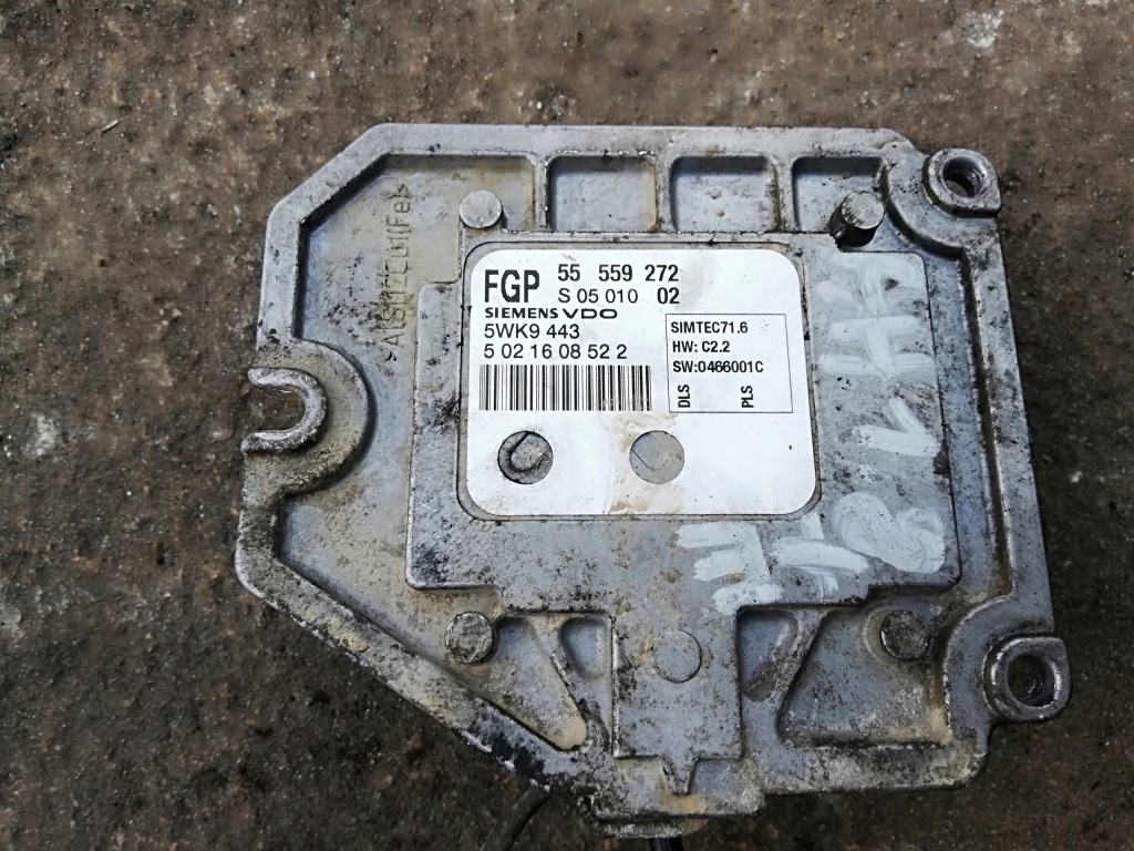 фото №1, Wylogowany бортовий комп'ютер блок керування opel 55559272 + pin