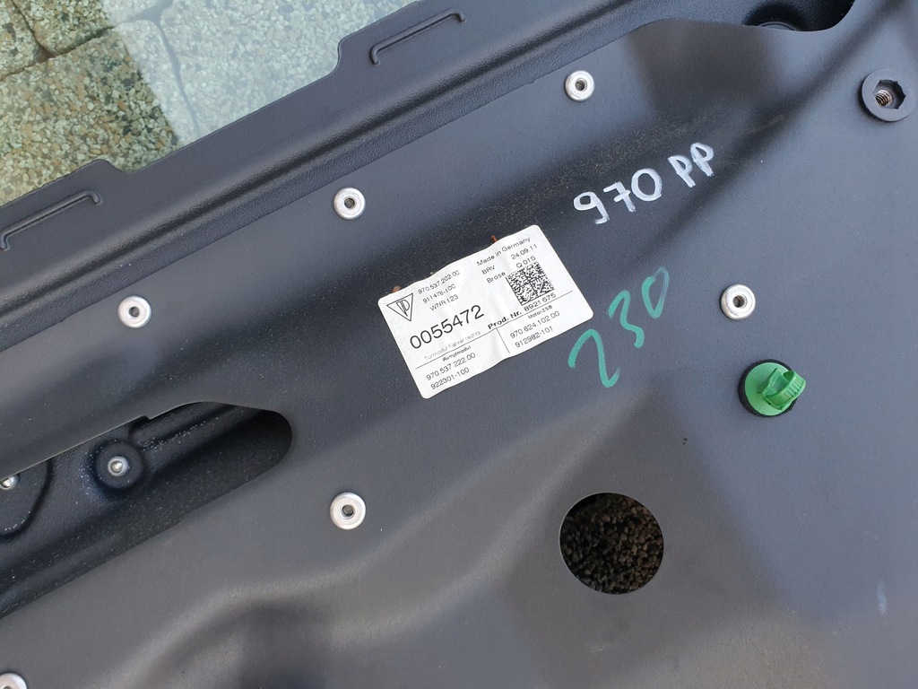 фото №6, Porsche panamera 970 підйомник скло правий перед рамка oryg