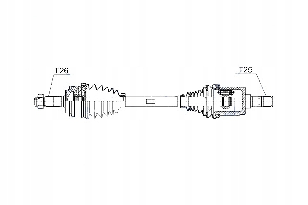 фото №10, Nty привідний вал привідна honda civic 4d 1.8 2.0 06-11 ліва atm
