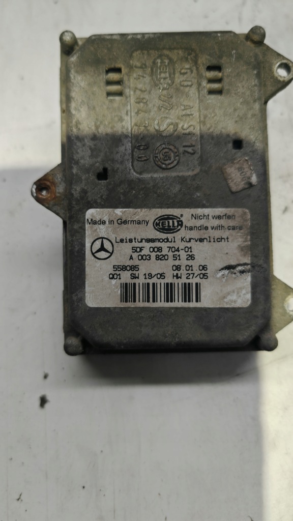 фото №1, Перетворювач модуль повороту ксенон mercedes w251 r-klasa a0038205126 5df008704