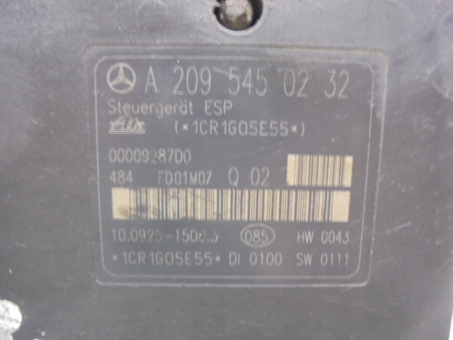 фото №7, Mercedes c w203 00-04 насос abs a0034319412 a2095450232 10,0204-0251,4