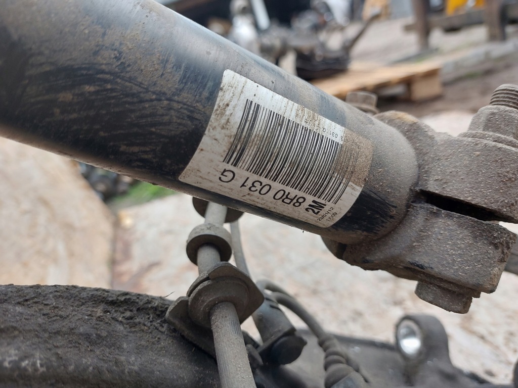 фото №5, Q5 8r амортизационная стойка поворотный кулак левая 8ko407241ab