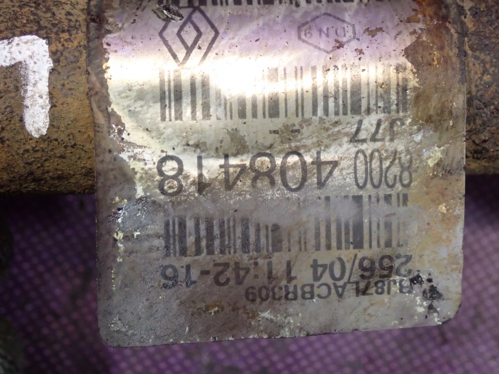 фото №7, Renault modus 04-07 1.6 привідний вал ліва шарнір 8200408418