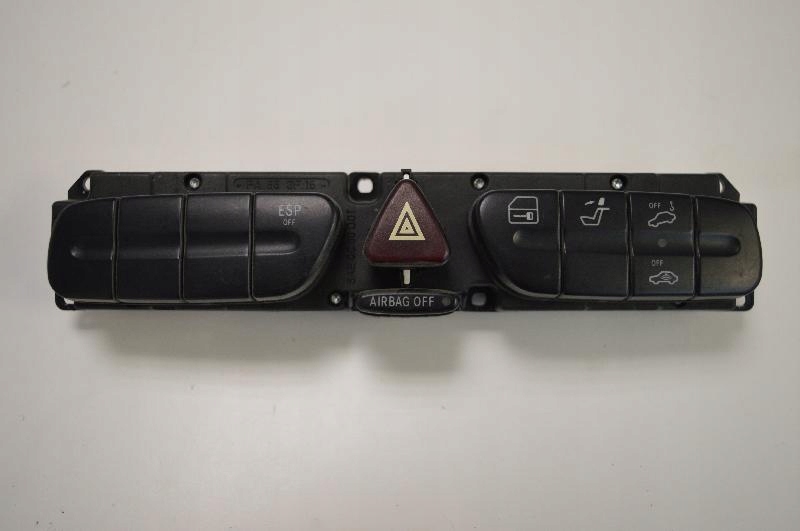 фото №1, Mercedes c w203 2003 rhd панель перемикача світла аварійних