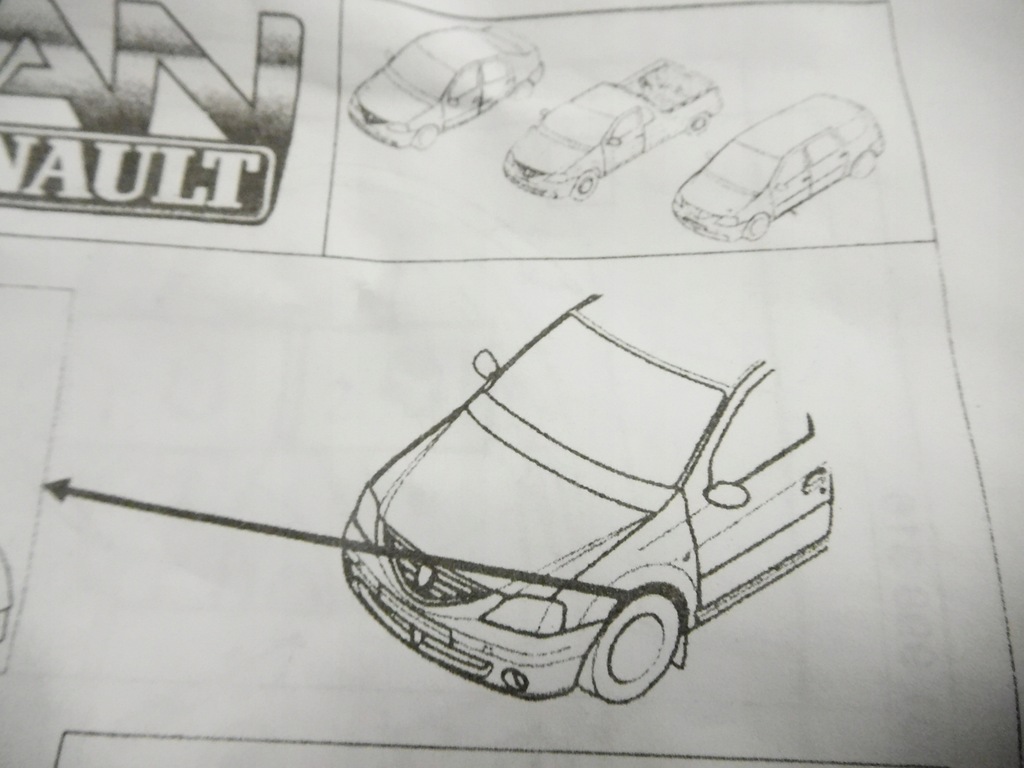 фото №7, Накладки 2szt renault dacia logan sandreo 6001998316