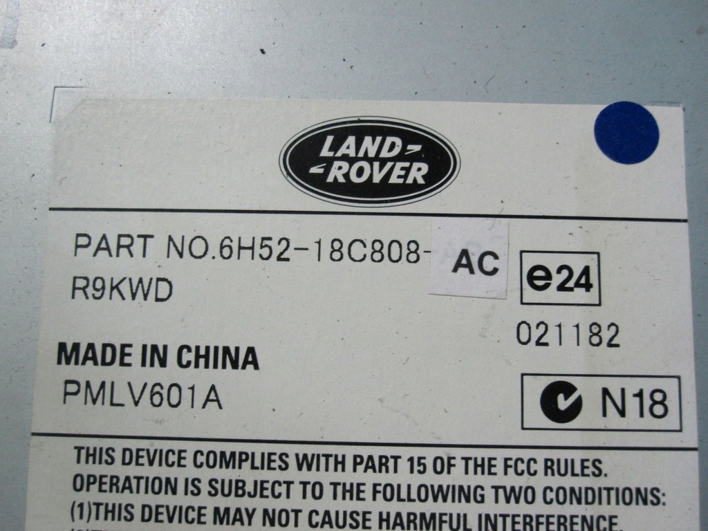 фото №6, Land rover freelander ii 06r усилитель радио 6h52-18c808-ac