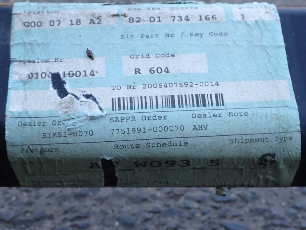 фото №8, Hak буксирувальний роз'єм dacia sandero iii brink 8201734167 9070769