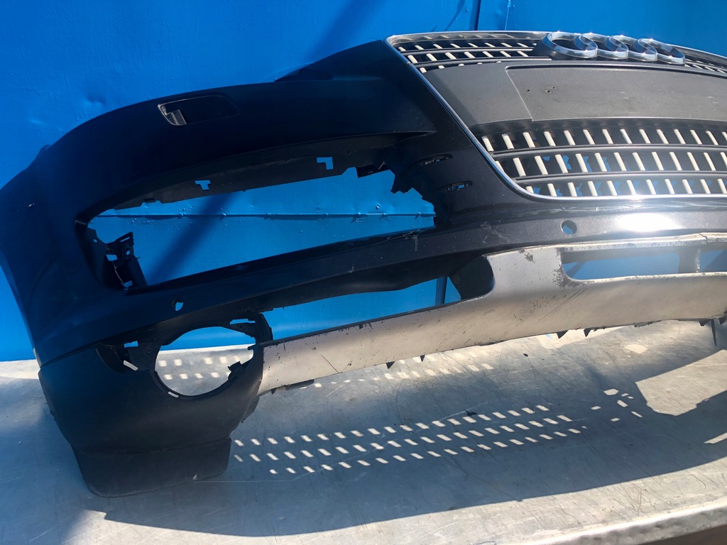 фото №14, Audi q7 4l бампер перед передний решётка радиатора ксенон pdc