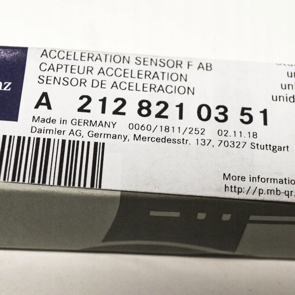 фото №9, Датчик удара передний mercedes benz e w212