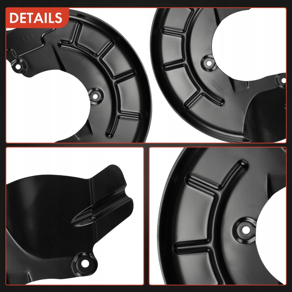 фото №10, Защита диск тормозной левая + правая перед do vw polo 9n 6r up fabia ibiza