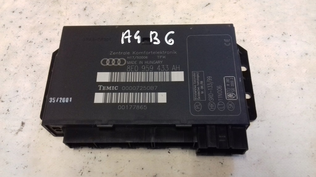 фото №1, Модуль комфорта 8e0959433ah audi a4 b6 00-06