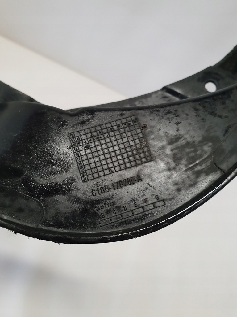 фото №10, Ford fiesta mk7 lift спойлер резиновый элемент w бампер перед