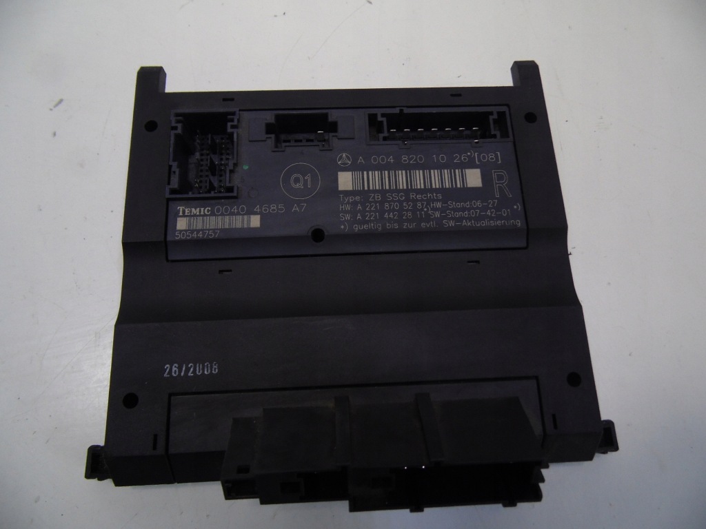 фото №1, Модуль сиденье mercedes w221 w216 0048201026