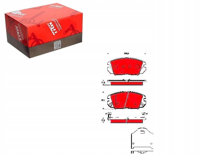 фото №1, Гальмівні колодки гальмівні hyundai перед sonata kia sportage