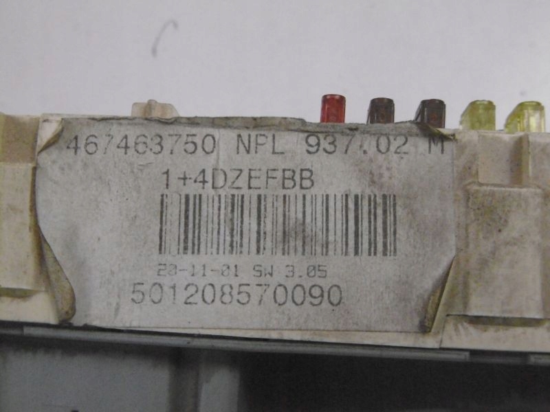 фото №2, Alfa romeo 147 коробка предохранителей 46558758