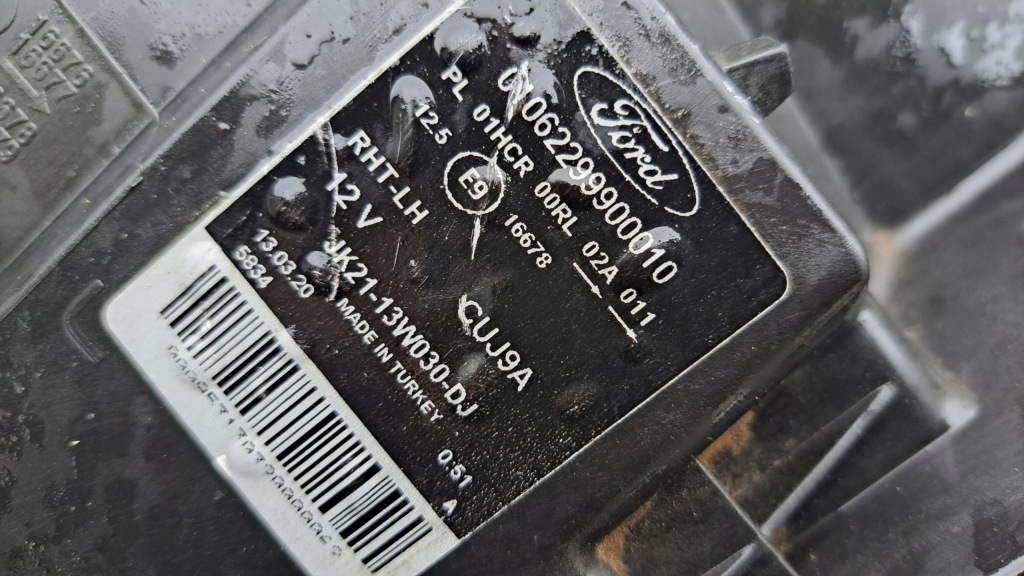 фото №5, Ford transit custom lift лінза+ led лампа передня