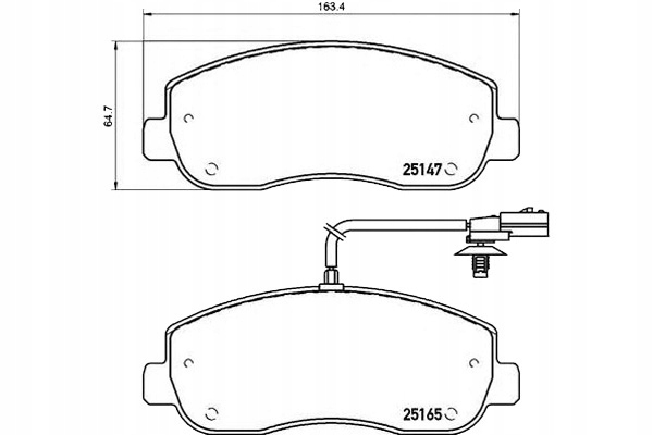 фото №1, Brembo тормозные колодки тормозные nissan nv400 2.3 dci