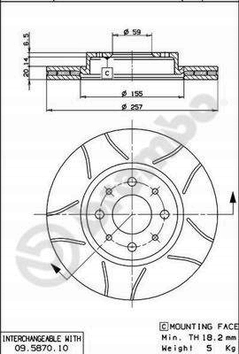 фото №3, Гальмівні диски гальмівні колодки перед brembo fiat palio weekend