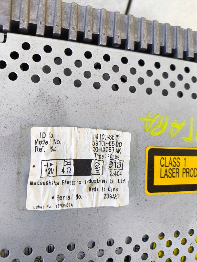 фото №7, Suzuki grand vitara ii radiomagnetofon suzuki vitara ii 3910165jd0 e