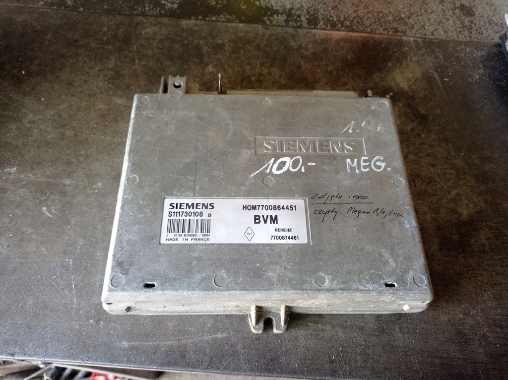 фото №1, Renault - бортовий комп'ютер 7700874461